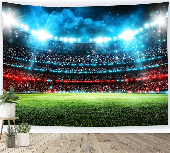 Soccer Field Backdrop Champions Glory Field Backdrop UK GQ6-281