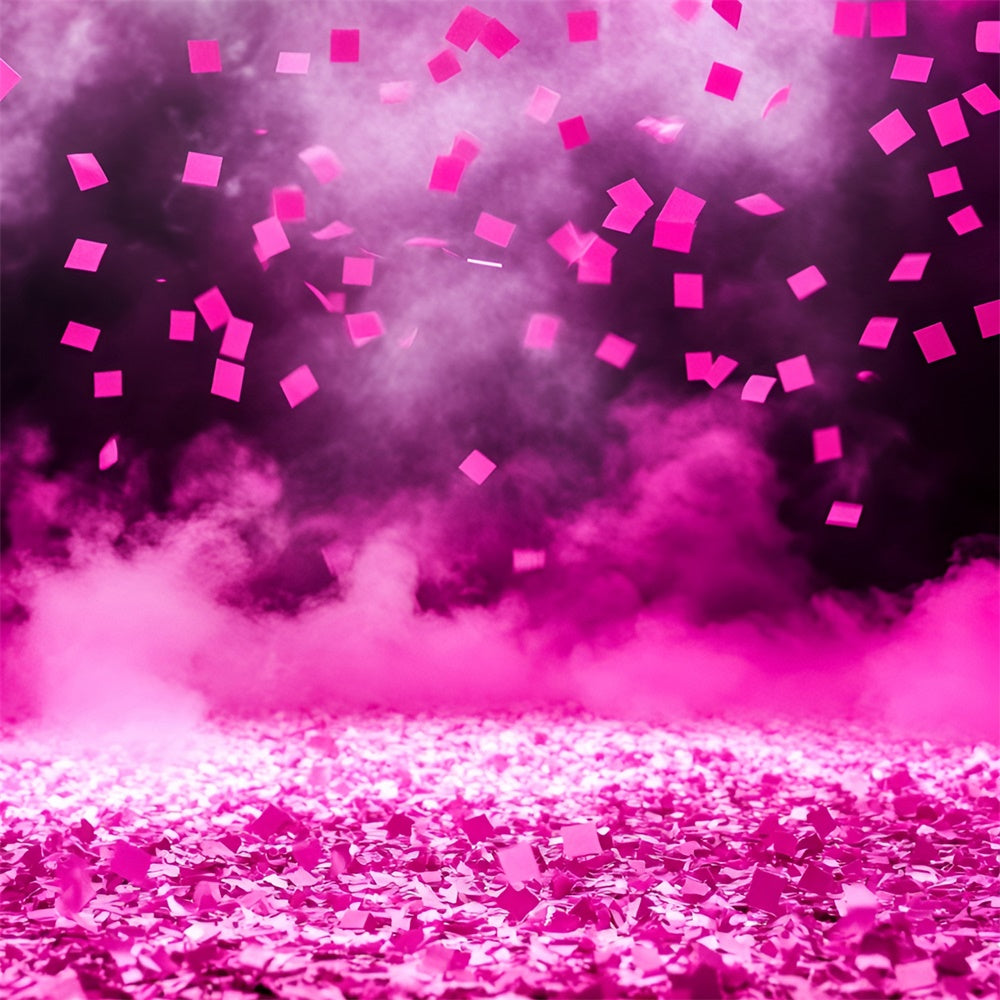 Sports Backdrops Spotlight Pink Confetti Backdrop UK GQ6-288