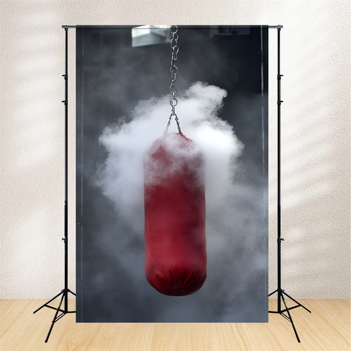 Sports Photography Backdrop Smoke Punch Training Backdrop UK GQ6-290