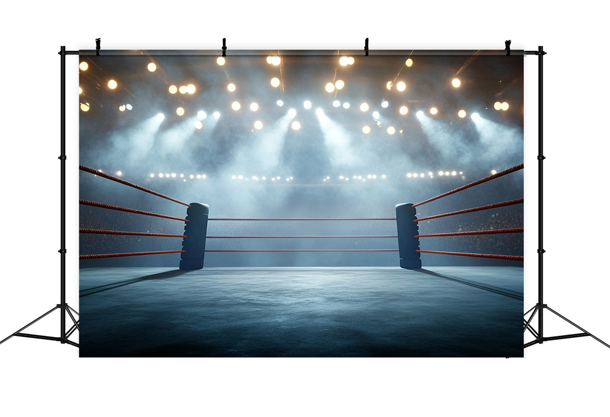 Boxing Ring Backdrop Fight Night Arena Backdrop UK GQ6-291