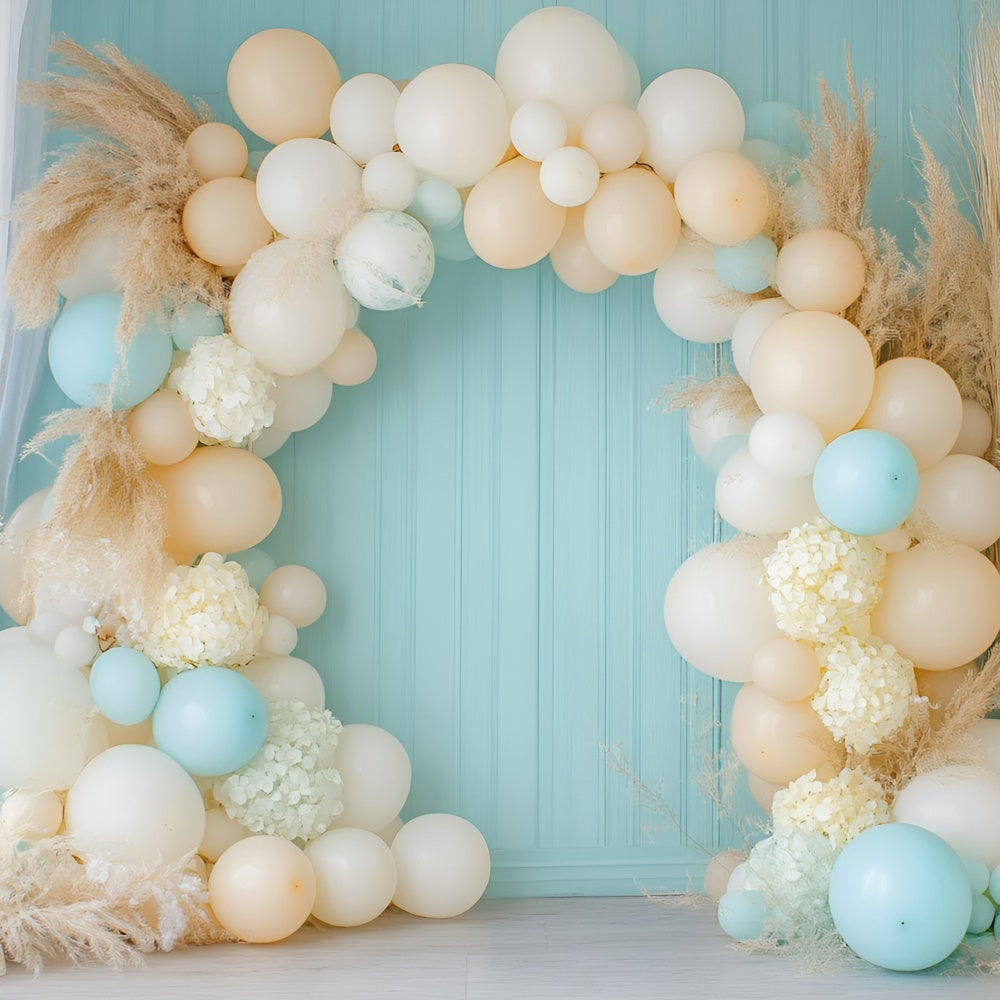 Cake Smash Photography Backdrop Creamy Dream Arch Backdrop UK GQ6-293