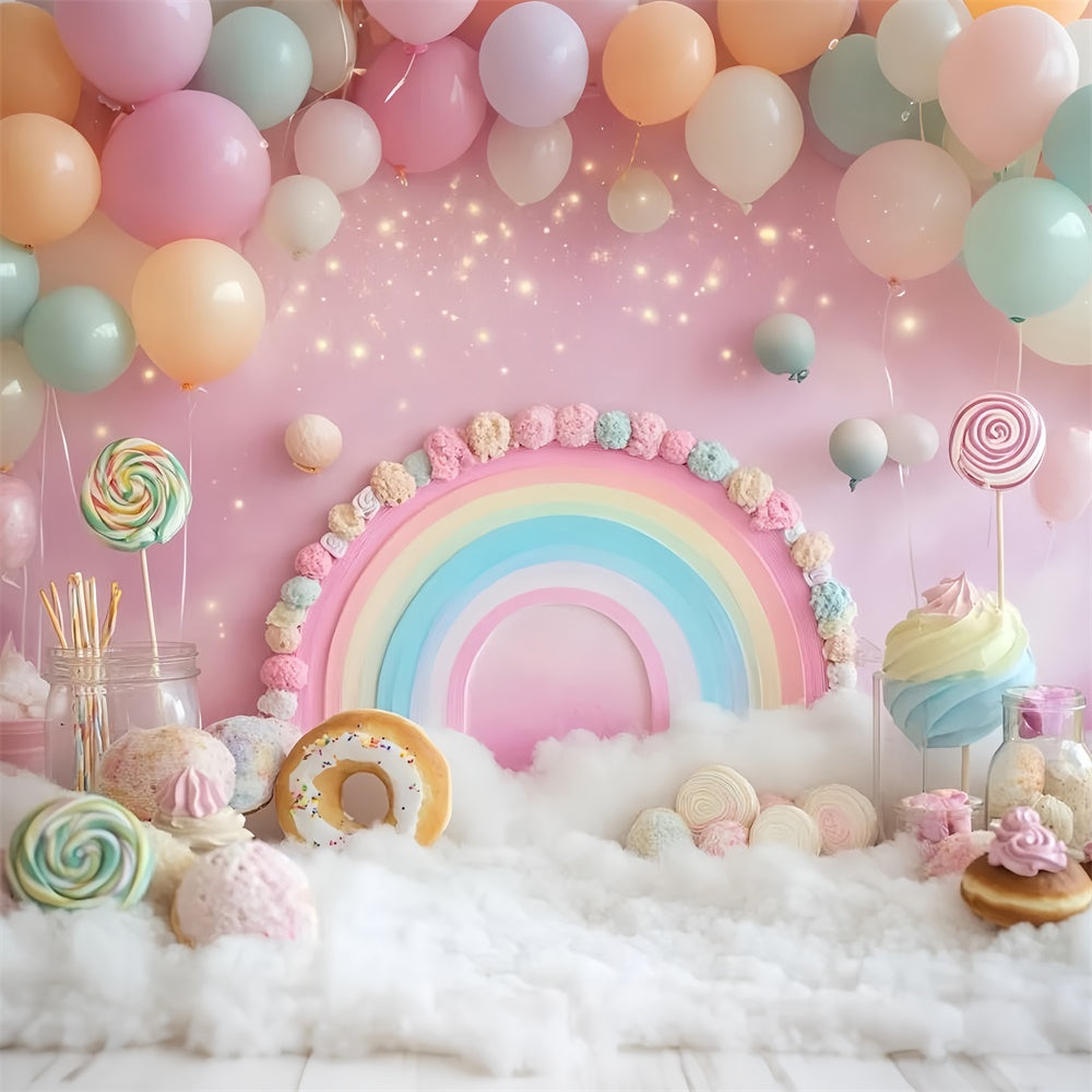 Cake Smash Photography Backdrop Donut Dreams Soft Backdrop UK GQ6-303