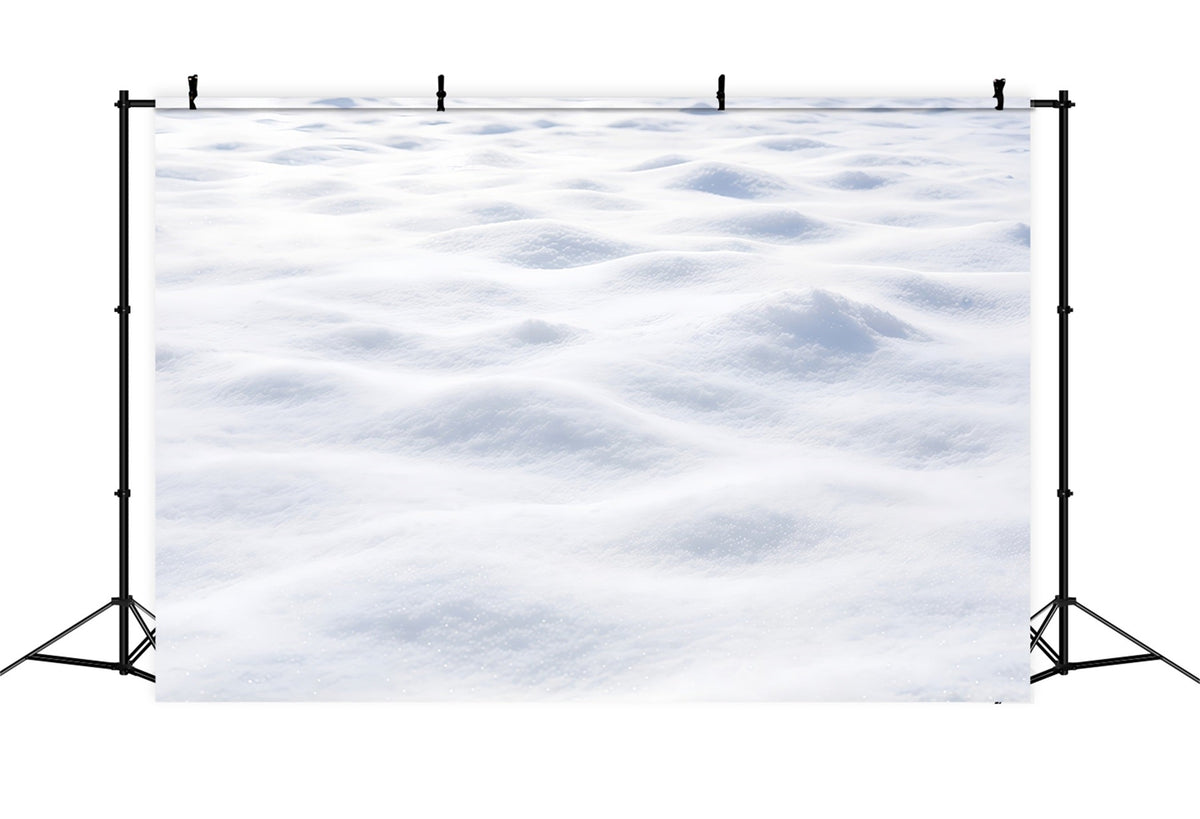 Snowy Christmas Backdrop Soft White Snowdrift Texture Christmas Photoshoot Backdrop UK GQ610-63