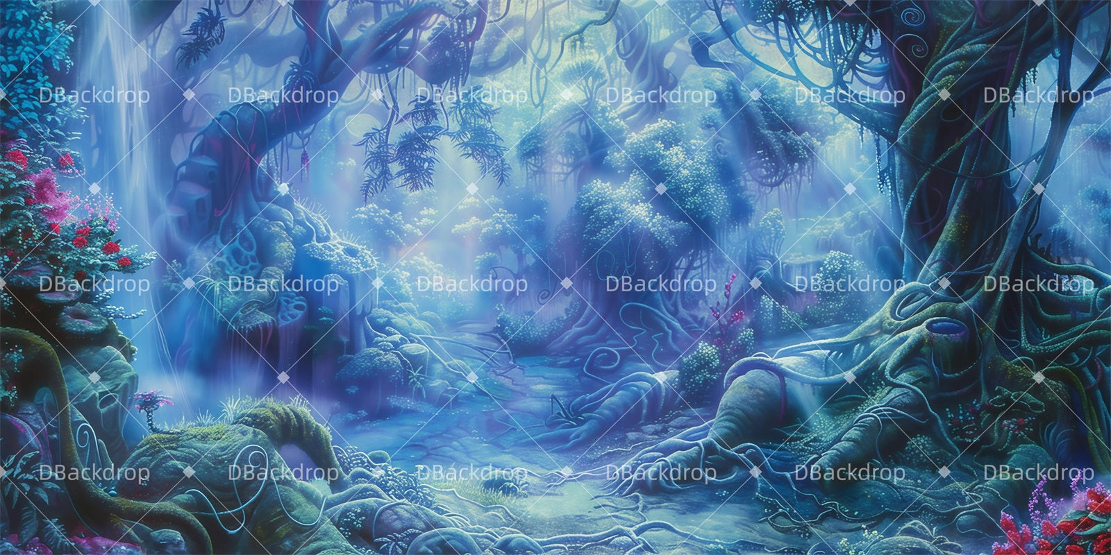 Forest Stage Backdrop Magic Potion Glow Scenic Backdrops UK GQ62-T18