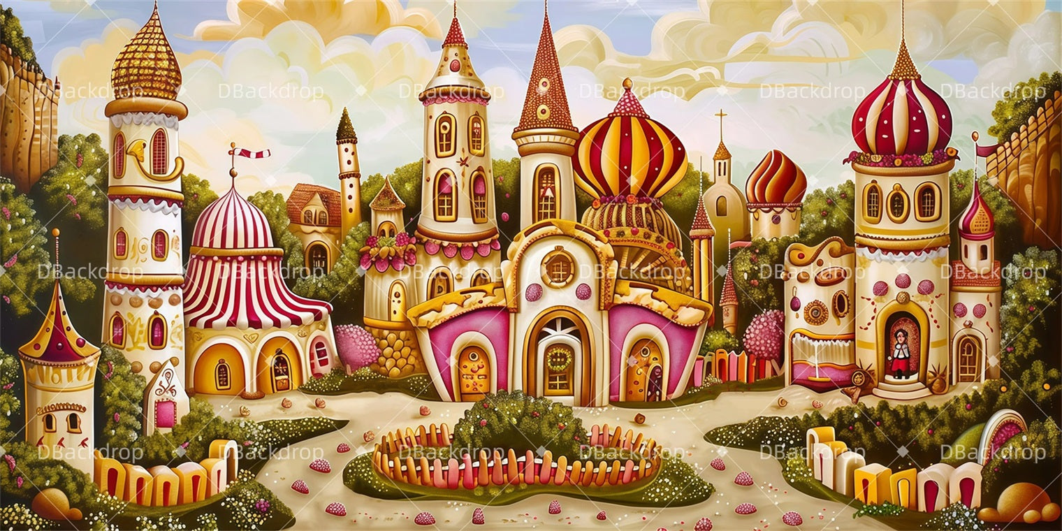 Performance Backdrops Toyland Palace Movie Theater Backdrop UK GQ62-T23