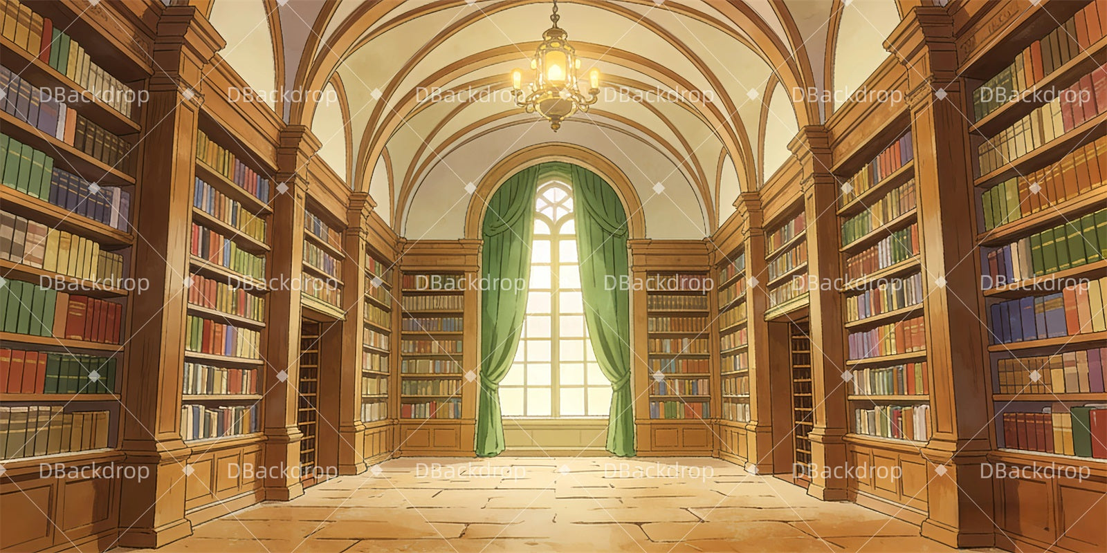 Stage Backdrop Ideas Classic Library Cheap Theater Backdrops UK GQ63-T27