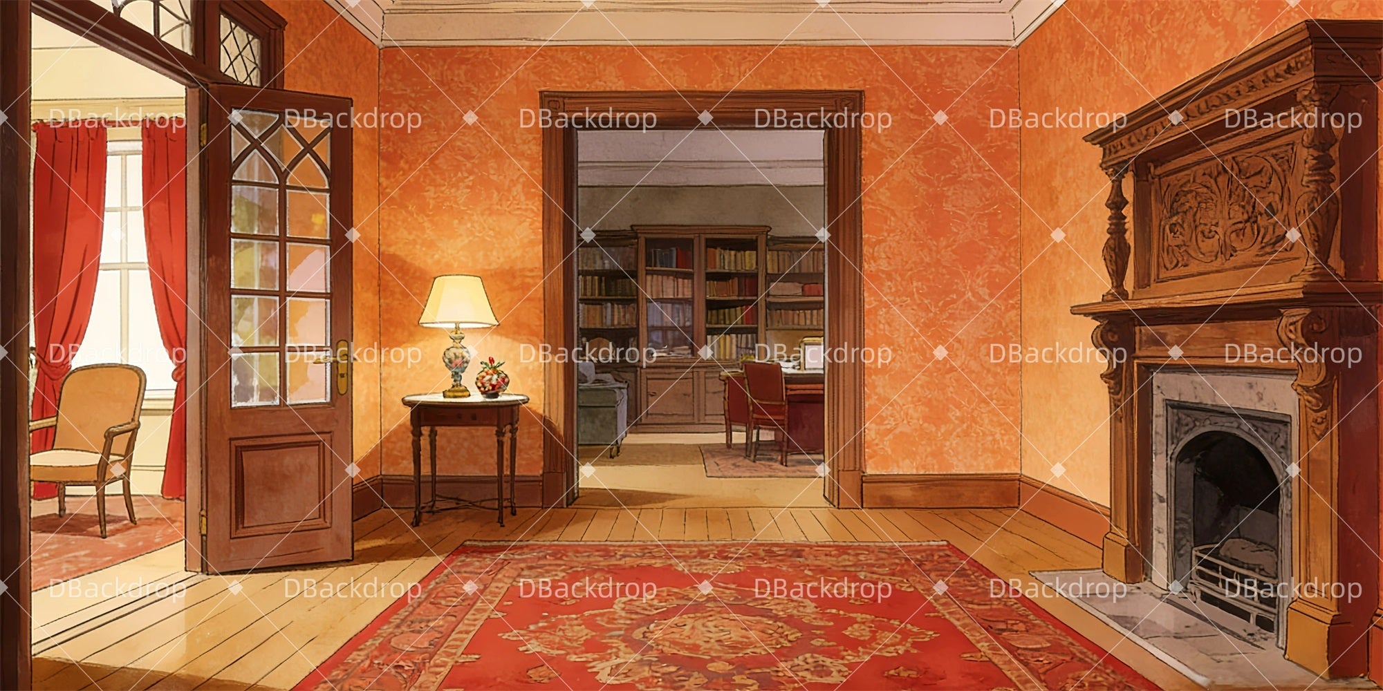 Backdrop Theater Living Room Professional Stage Backdrops UK GQ63-T59
