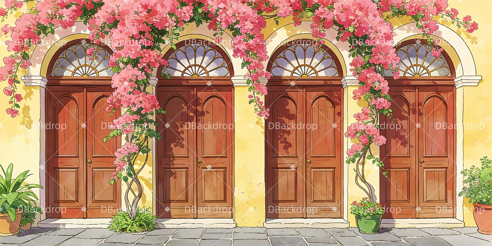 Scenic Backdrops Wedding Venue Theater Stage Backdrop UK GQ63-T60