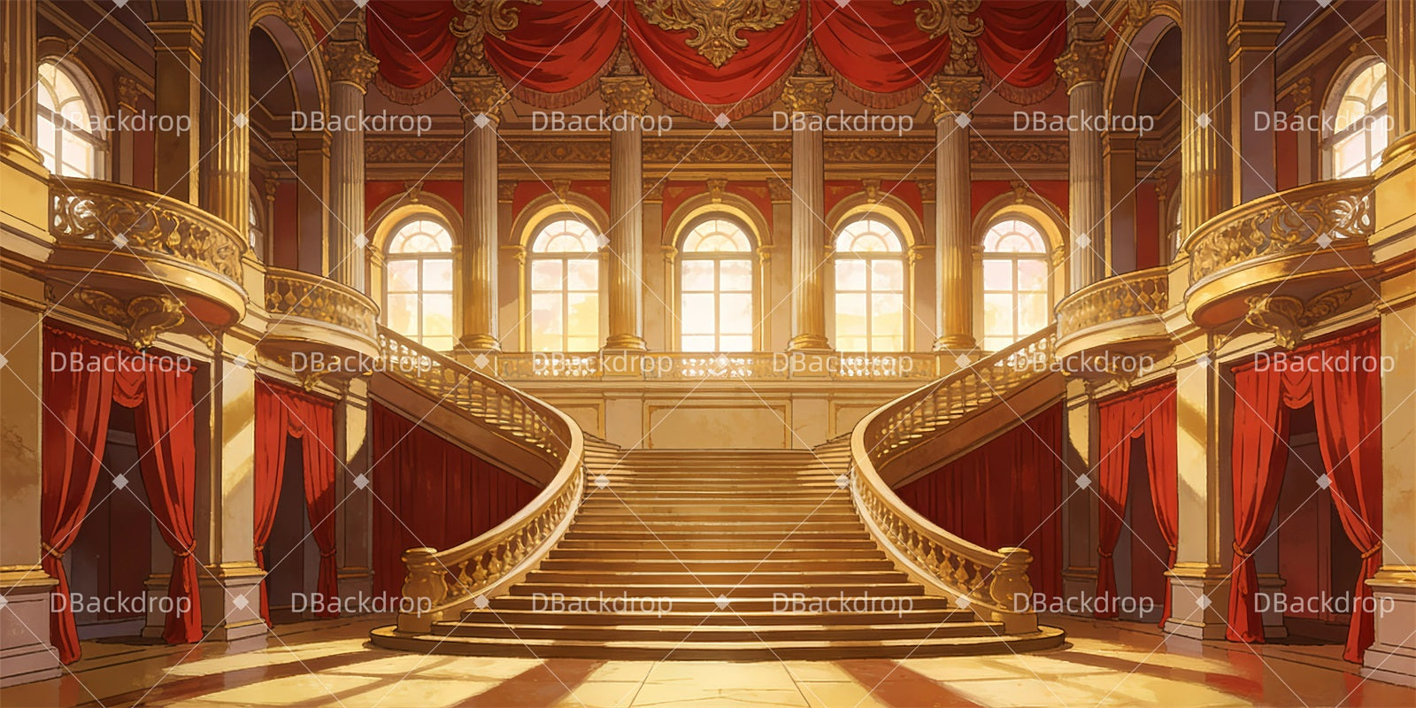 Large Stage Backdrops Grand Theatre School Play Backdrop UK GQ63-T67