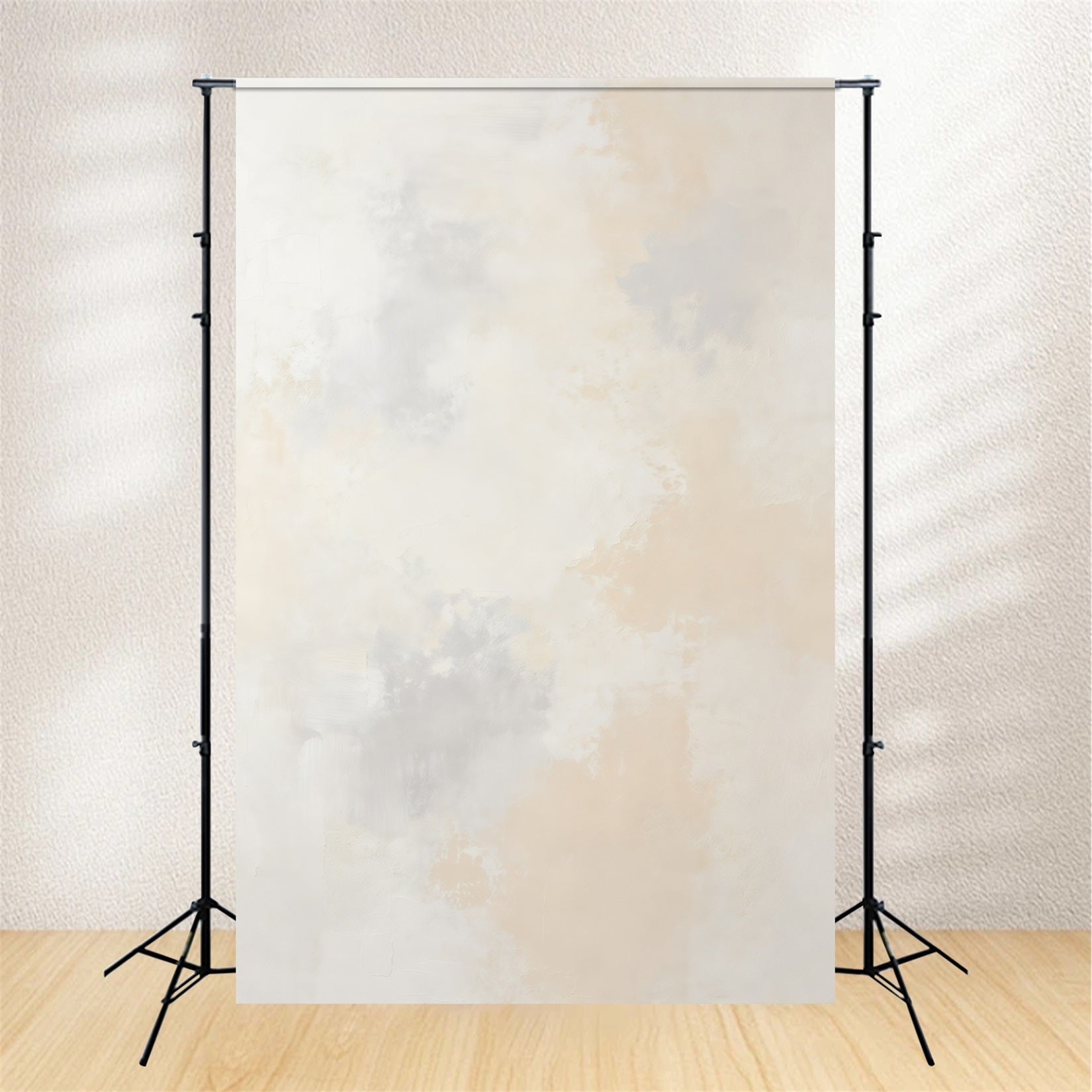 Limewash Backdrop Ivory Mist Neutral Texture Wash Portrait Backdrop UK GQ64-32