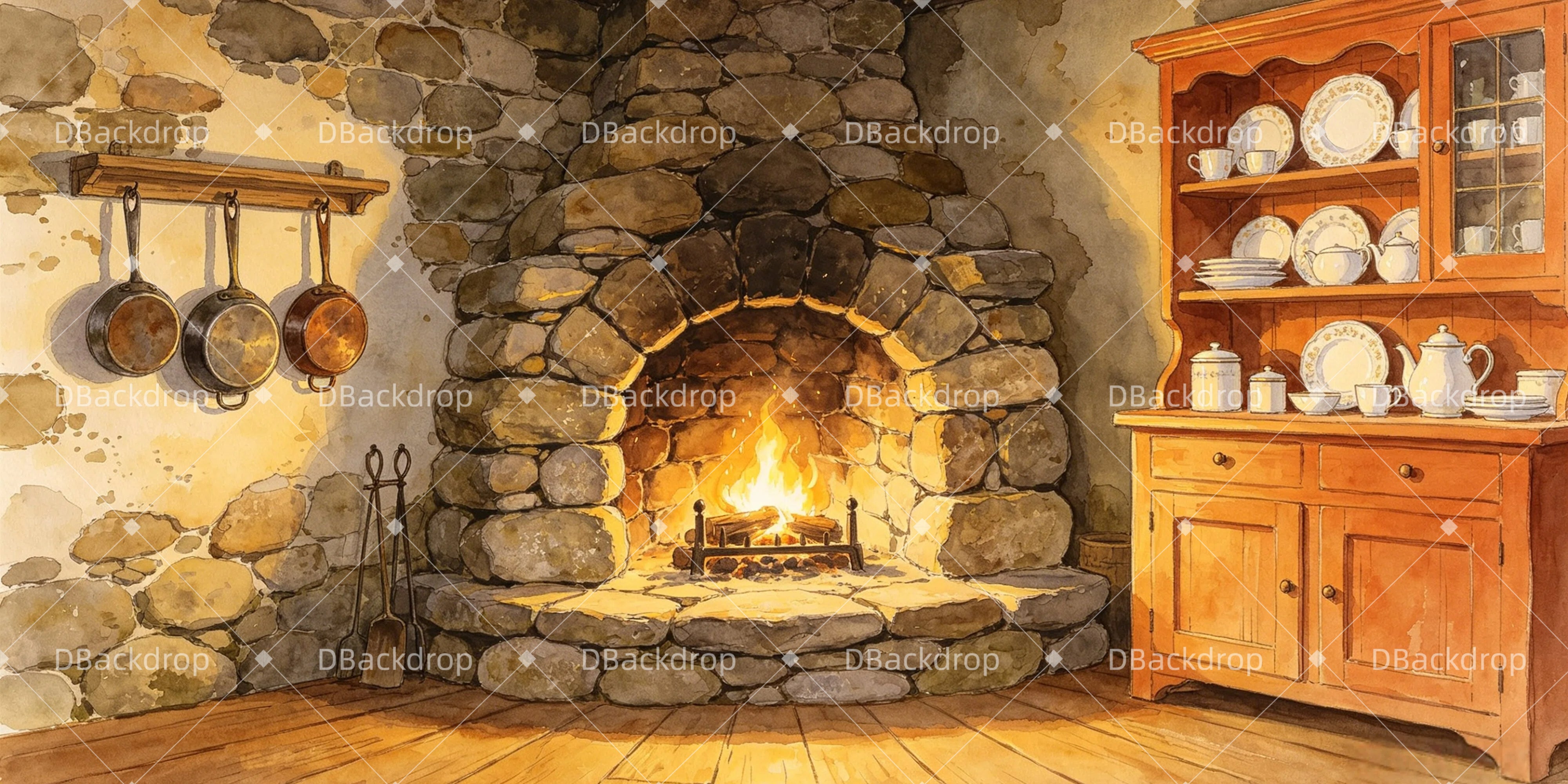 Theater Backdrop Witch Kitchen Stage Backdrops For Sale UK GQ65-T7