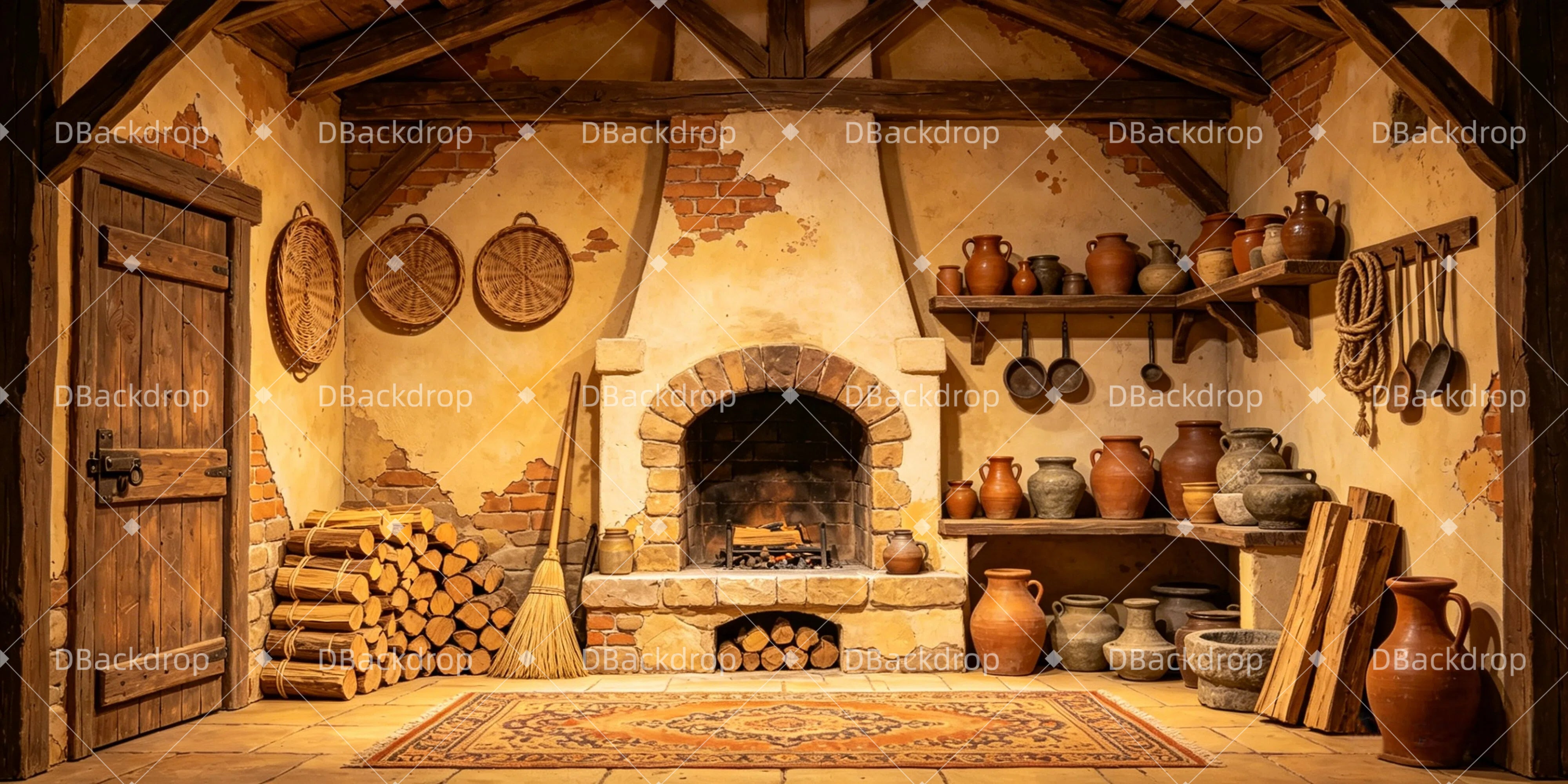 Movie Theater Backdrop Rustic Cottage Stage Backdrop Ideas UK GQ65-T9