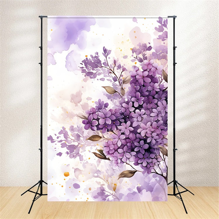Fine Art Backdrops Dreamy Lilac Watercolor Backdrop UK GTY-106