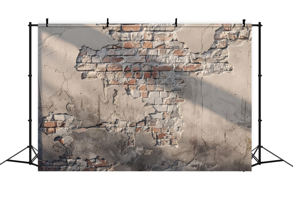 School Portrait Backdrops Rustic Aged Brick Texture Backdrop UK GTY3-102