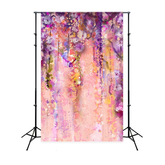 School Portrait Backdrops Pastel Blossom Fantasy Backdrop UK GTY3-108