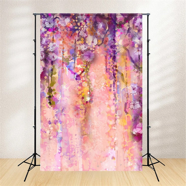 School Portrait Backdrops Pastel Blossom Fantasy Backdrop UK GTY3-108