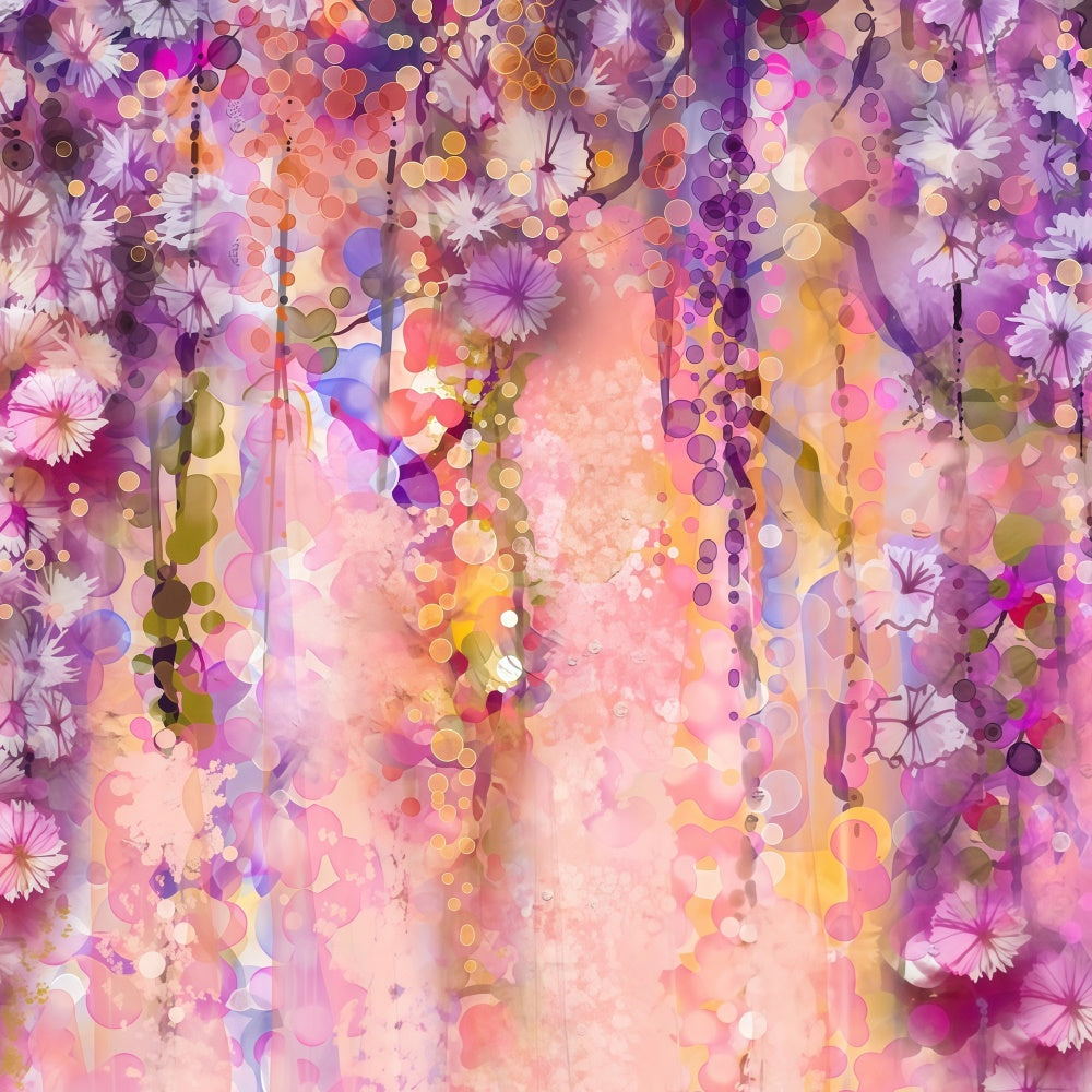 School Portrait Backdrops Pastel Blossom Fantasy Backdrop UK GTY3-108