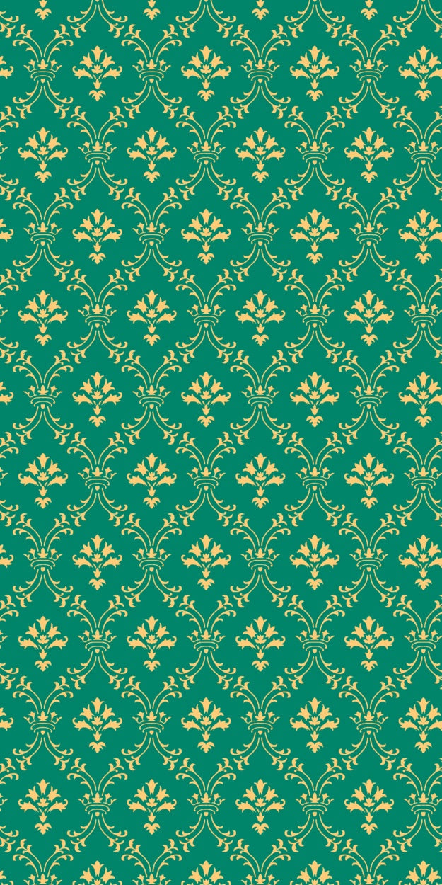 Damask Backdrop Emerald Damask Vintage Floral Sweep Backdrop UK LXX2-287