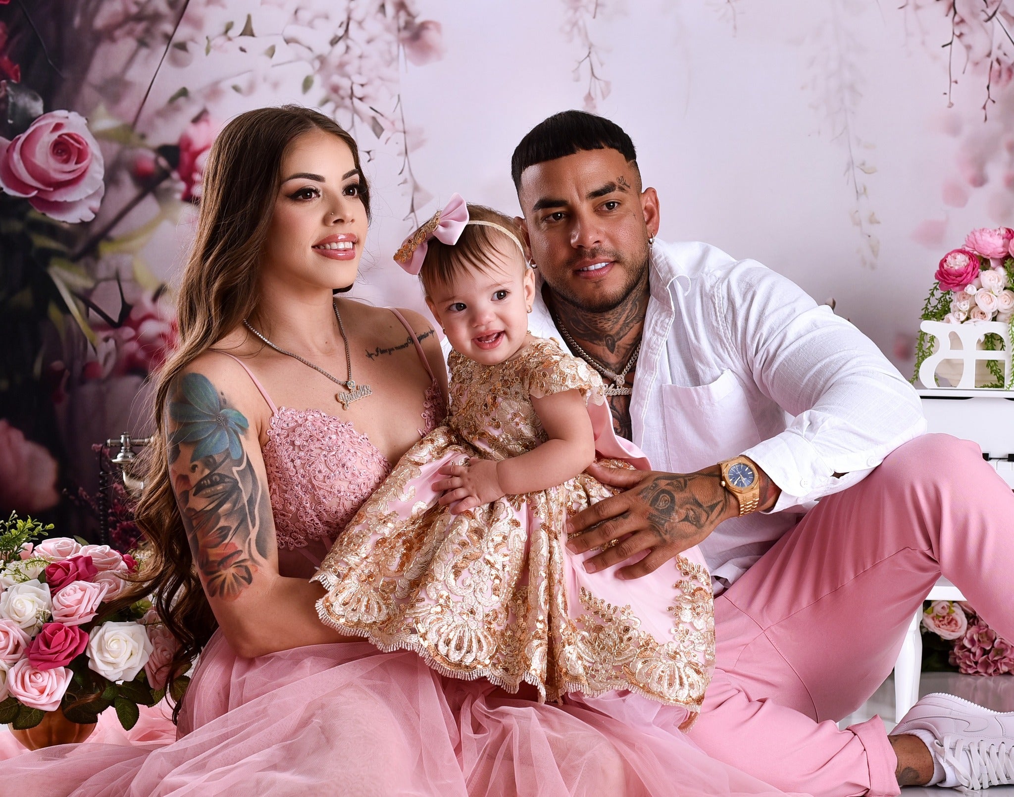 Spring Photography Backdrop Soft Blush Rose Misty Backdrop UK LXX2-50