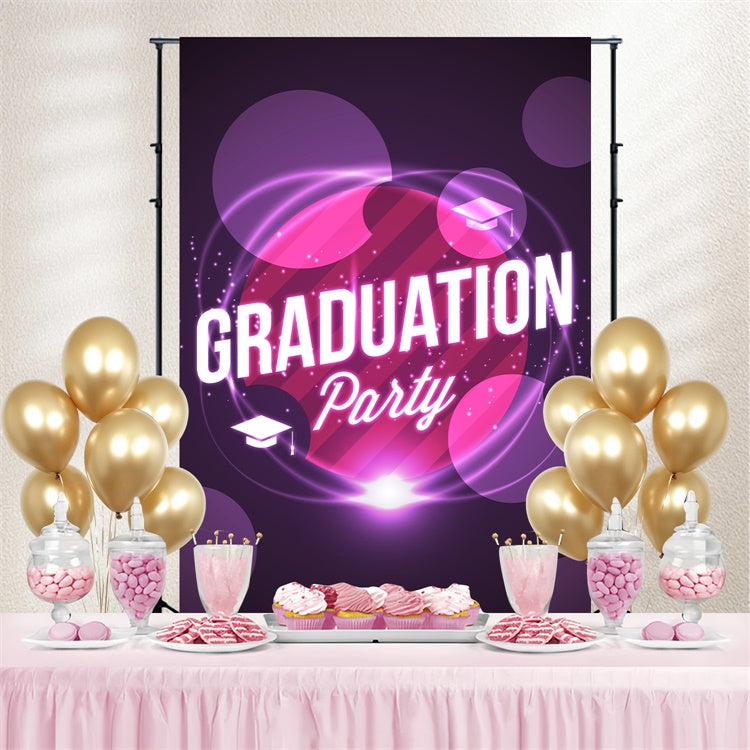 Graduation Photo Backdrop Ideas Neon Glow Graduation Party Backdrop UK LXX3-167