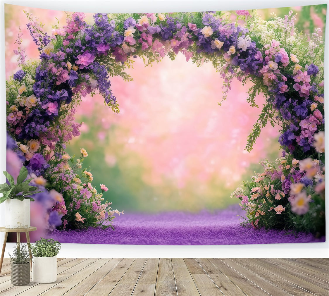 Mothers Day Backdrop Ideas Floral Archway Pastel Backdrop UK LXX3-45