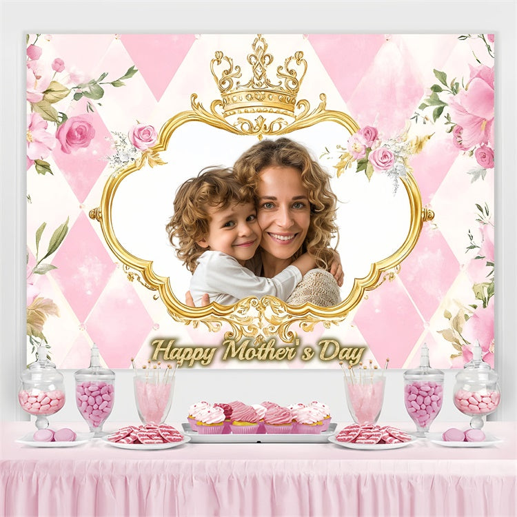 Mothers Day Photo Backdrop Elegant Blooming Floral Custom Backdrop UK LXX3-91