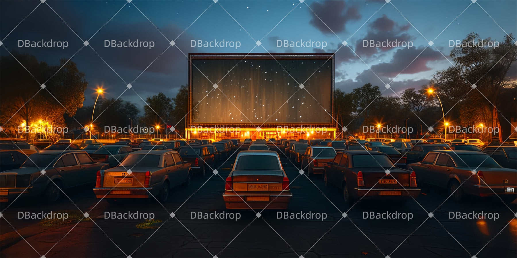 Theater Stage Backdrop Drive in Theater Dance Stage Backdrop UK LXX510-T27