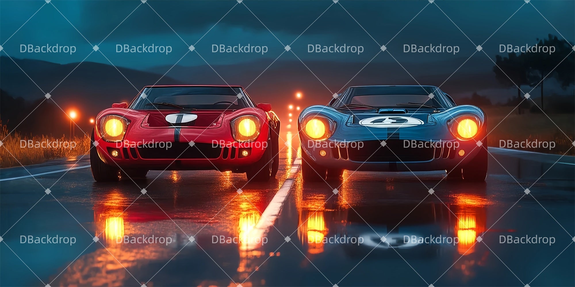 Theater Backdrop Racing Lights School Play Backdrops UK LXX510-T28