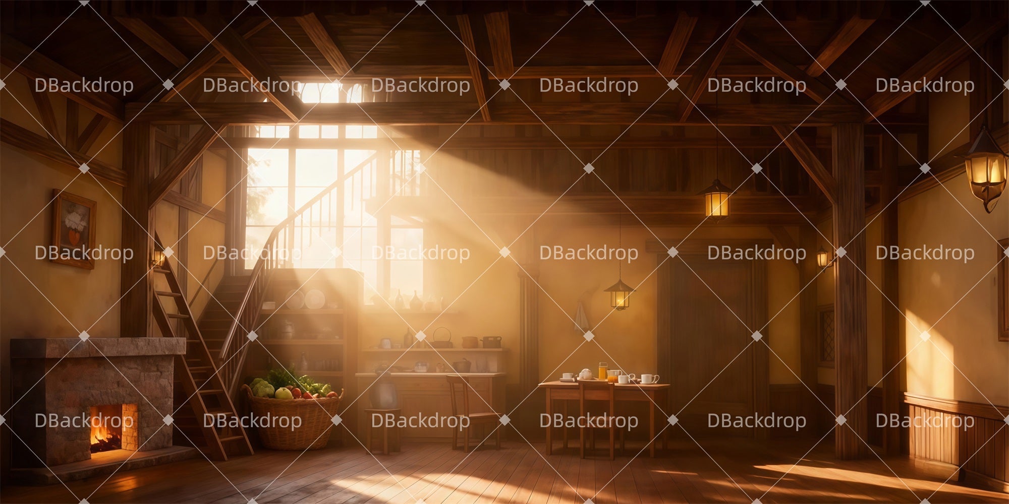 Theater Backdrop Cinderella's Home School Play Backdrops UK LXX510-T55