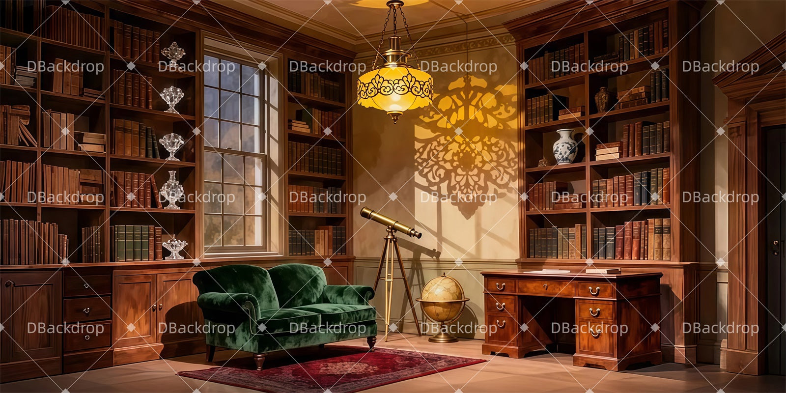 Theater Backdrops Higgins’ Study Professional Stage Backdrops UK LXX511-T14