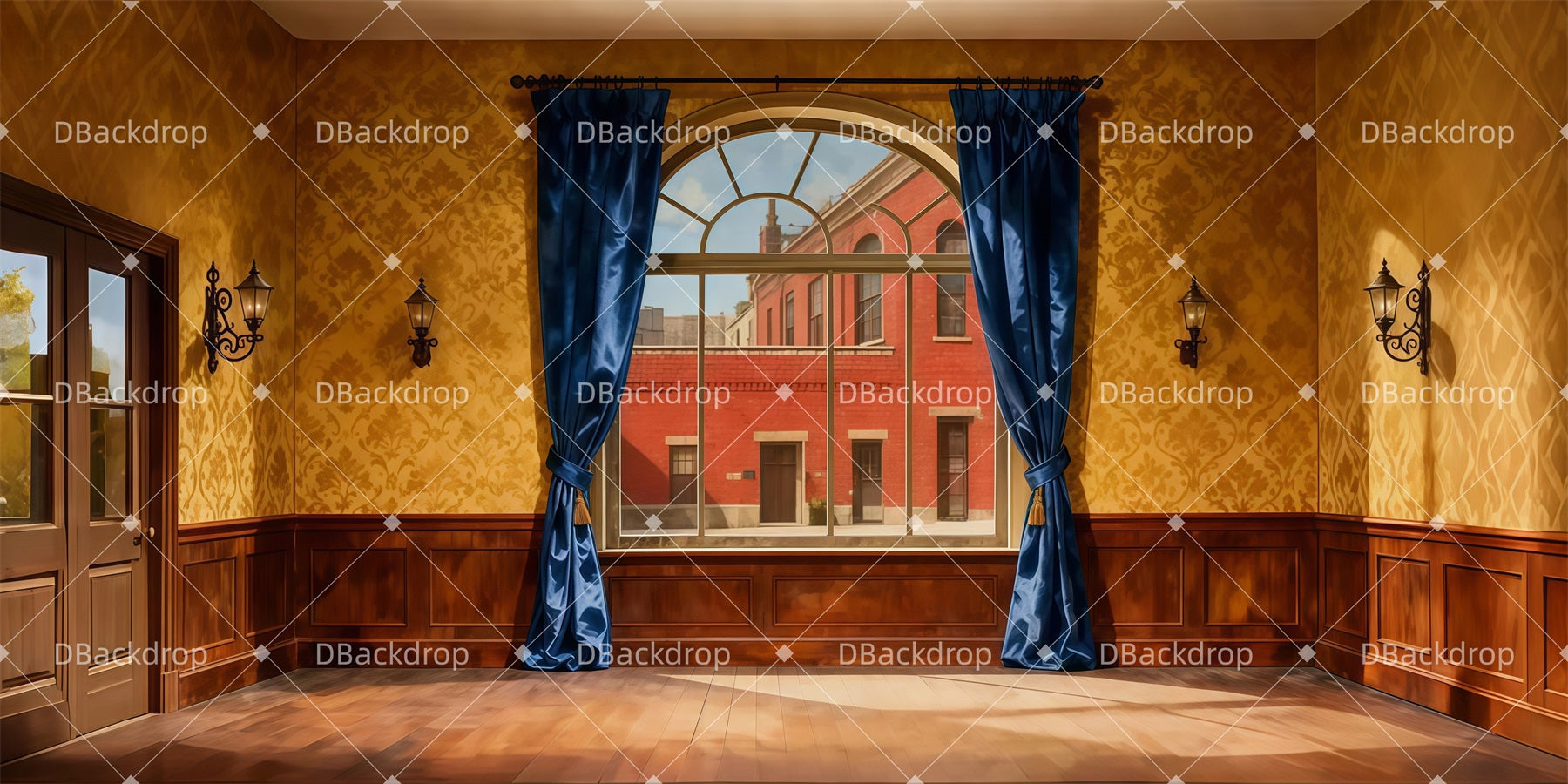 Performance Backdrop Pulitzer's Office School Play Backdrops UK LXX511-T28
