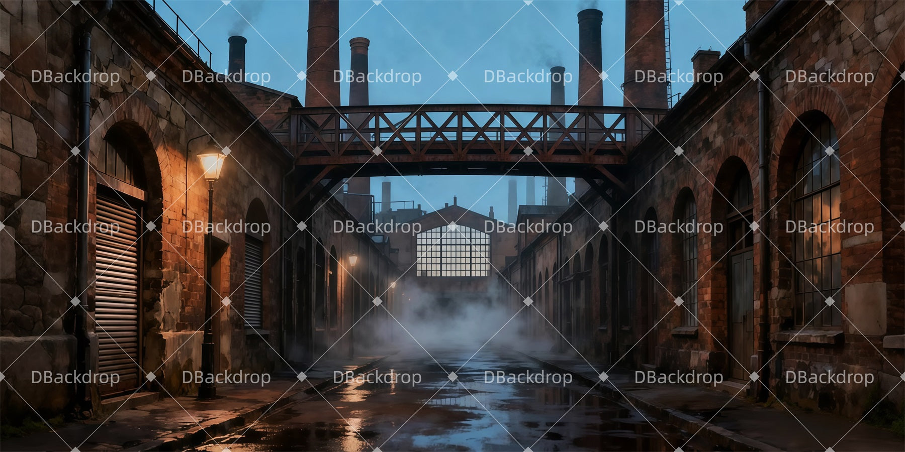 Movie Theater Backdrop Workhouse Courtyard Large Stage Backdrops UK LXX511-T53