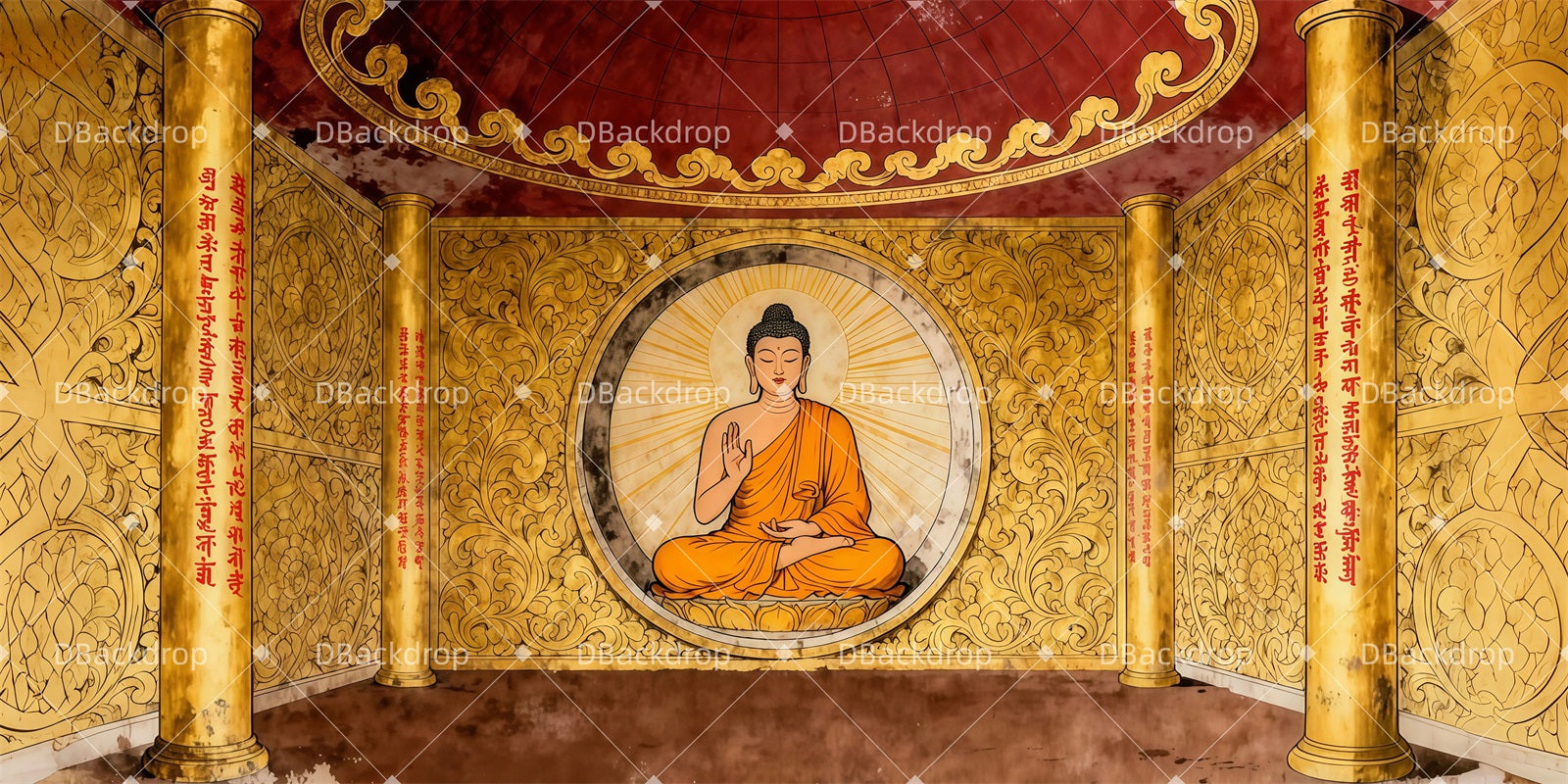 Stage Backdrop Ideas Divine Meditation Room Theater Backdrop UK LXX511-T93