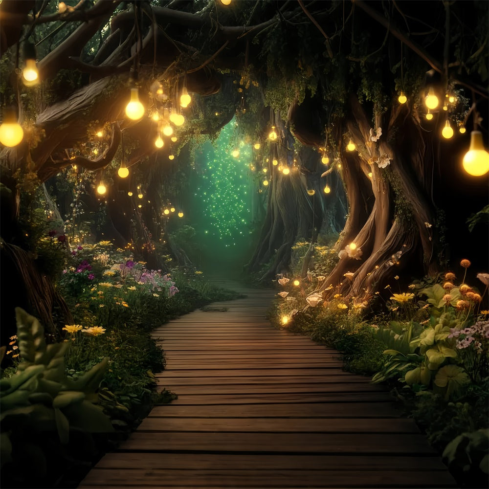 Fairytale Forest Backdrop Magic Lantern Passage Backdrop UK LXX57-108