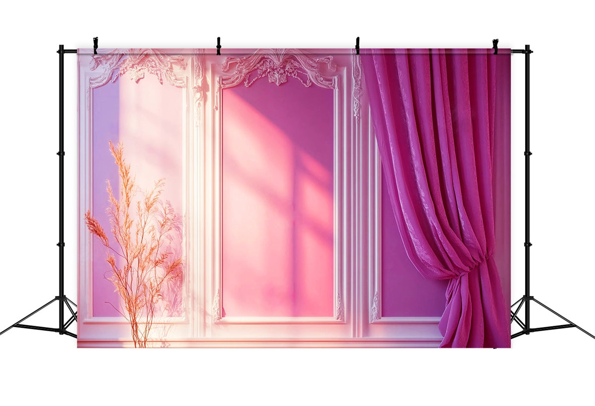 Rococo Backdrop Pastel Palace Vintage Wall Backdrop UK LXX57-202