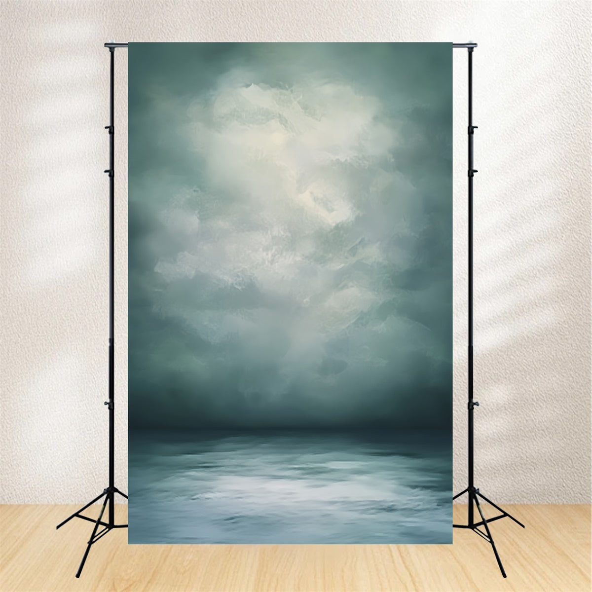 School Portrait Backdrop Coastal Cloud Wash Backdrop UK LXX57-259