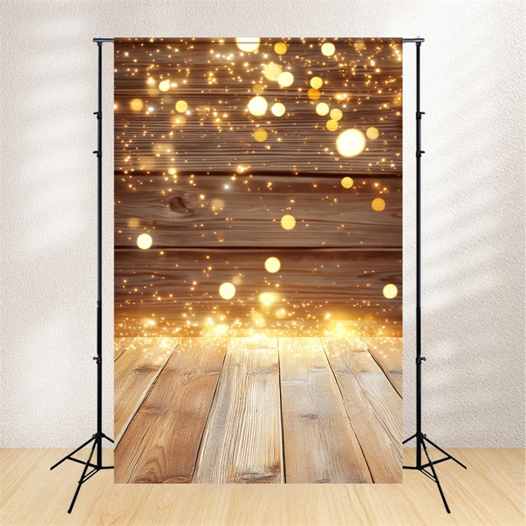 Wooden Backdrop Glowing Charm Wood Scene Backdrop UK LXX57-292