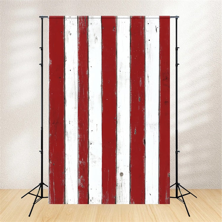 Wood Backdrops Rustic Patriot Stripe Backdrop UK LXX57-297