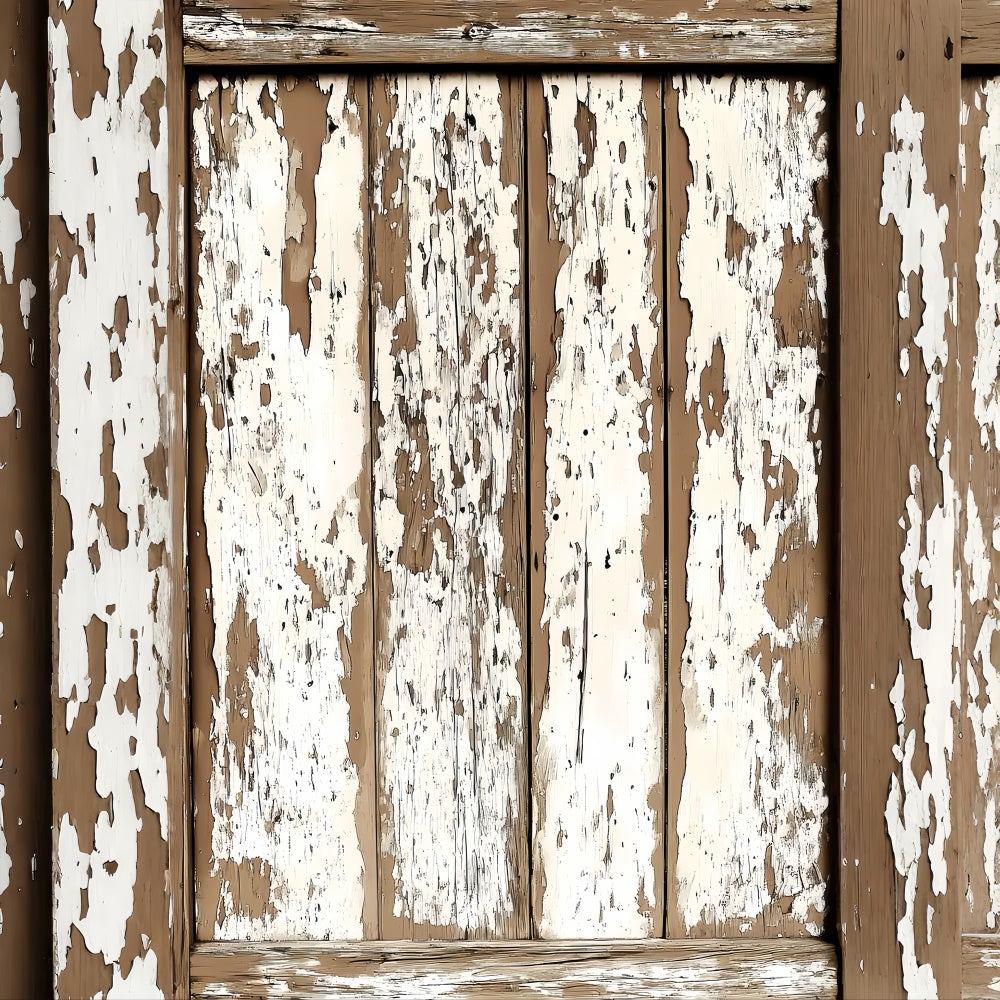 Rustic Wood Backdrop Shabby Peeling Paint Backdrop UK LXX57-308