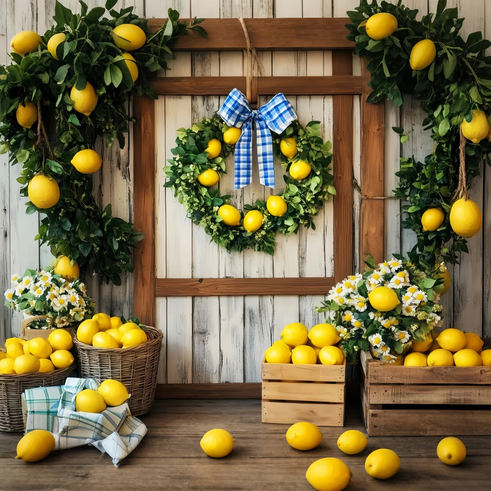 Barn Door Backdrops Daisy Lemon Harvest Backdrop UK LXX57-385