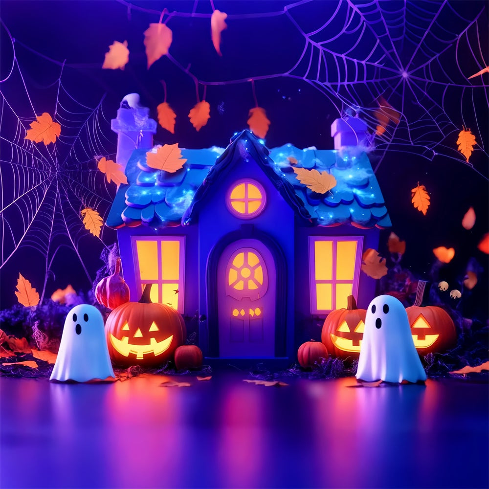 Cute Halloween Backdrop Enchanted Spooky Home Backdrop UK LXX57-83