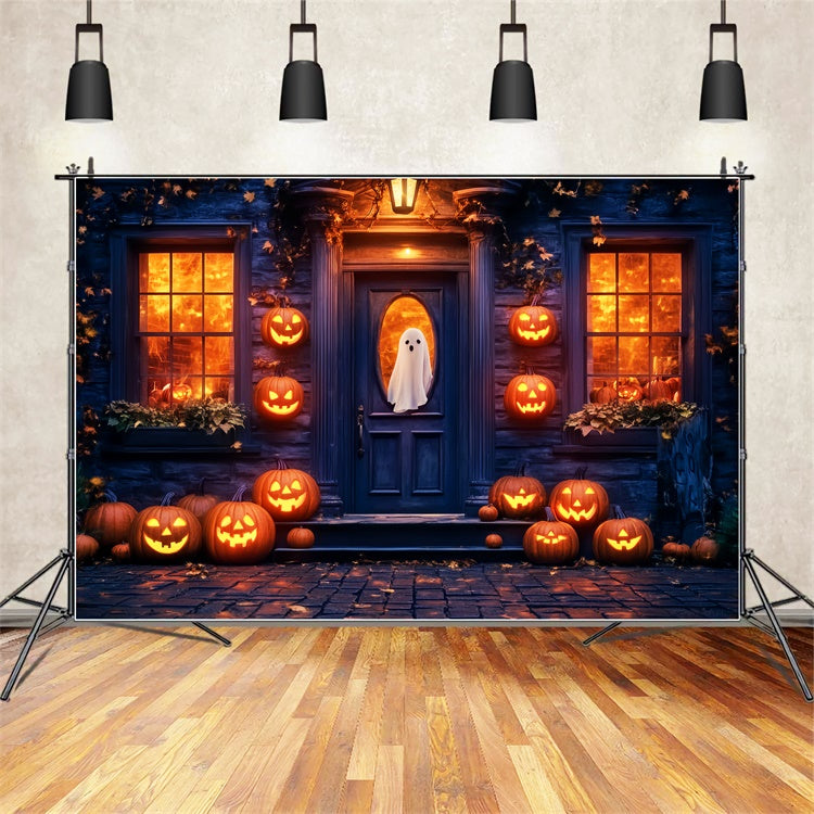 Haunted House Backdrop Fright Night Porch Backdrop UK LXX57-94
