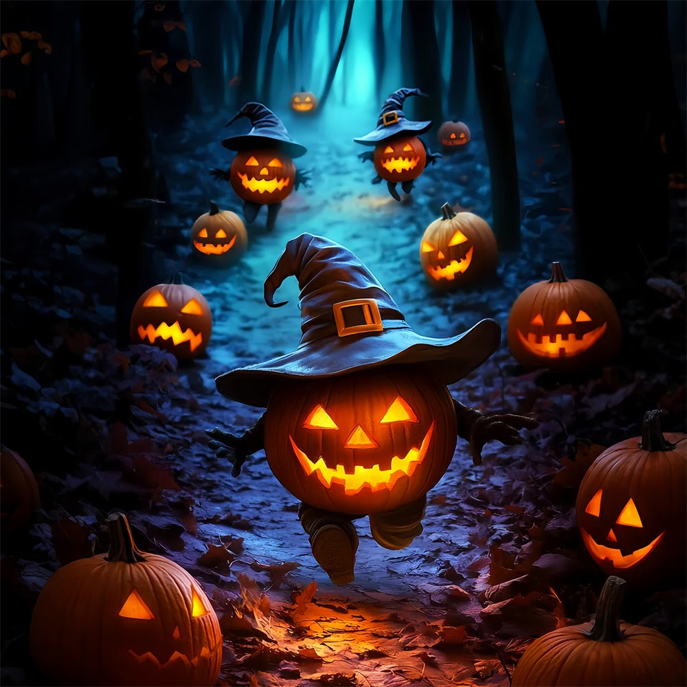 Halloween Picture Backdrop Pumpkin Mischief Parade Backdrop UK LXX57-97