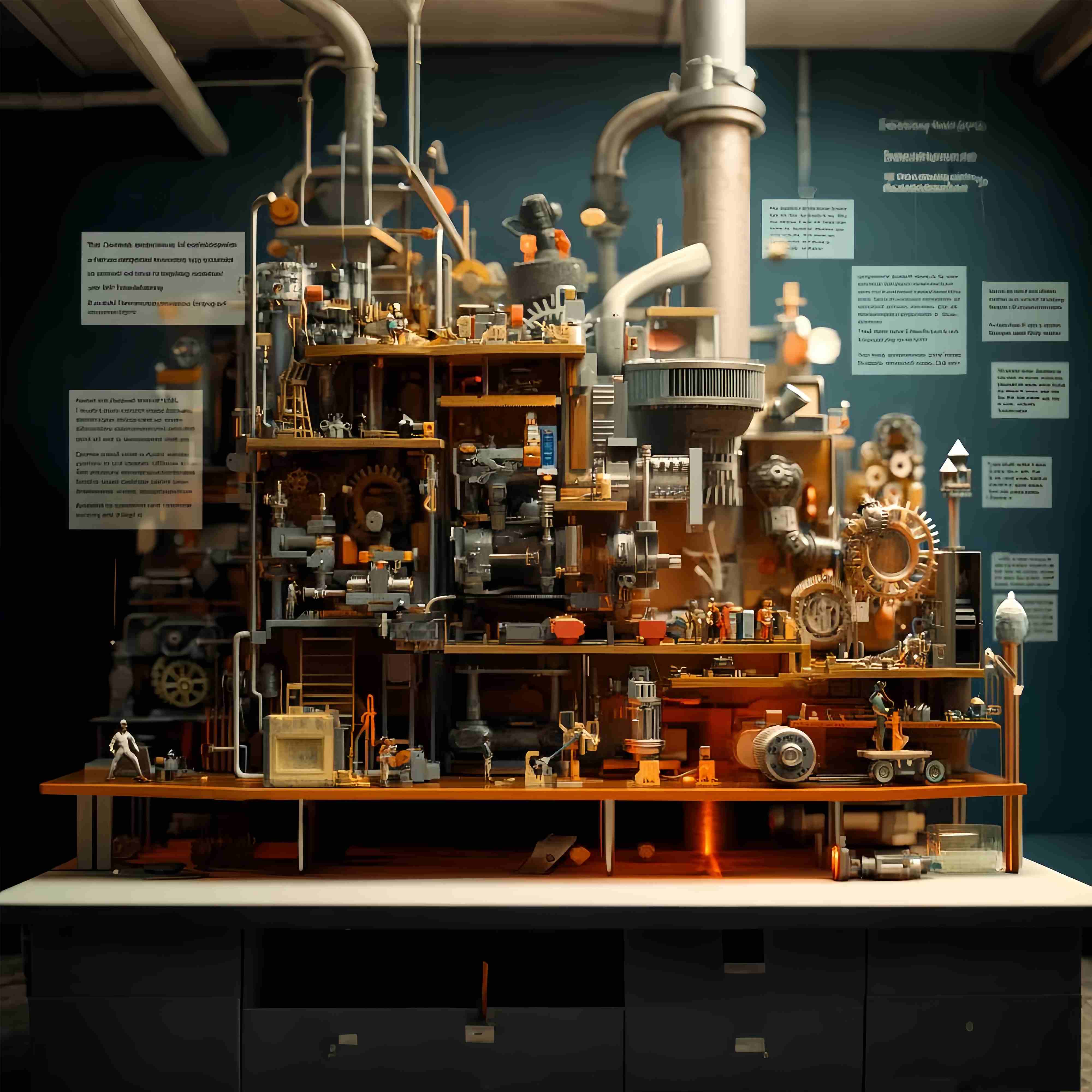 Back To School Backdrop Ideas Mechanical Factory Model Gears Engineering Backdrop UK LXX58-134