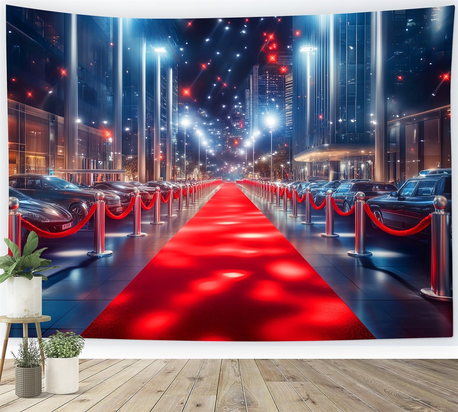 Paparazzi Backdrop Downtown Luxury Entrance Red Carpet Backdrops UK LXX58-327