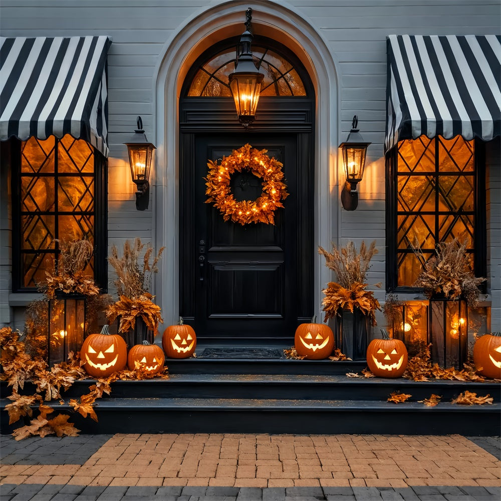 Halloween Backdrop Ideas Elegant Pumpkin Porch Backdrop UK LXX58-49