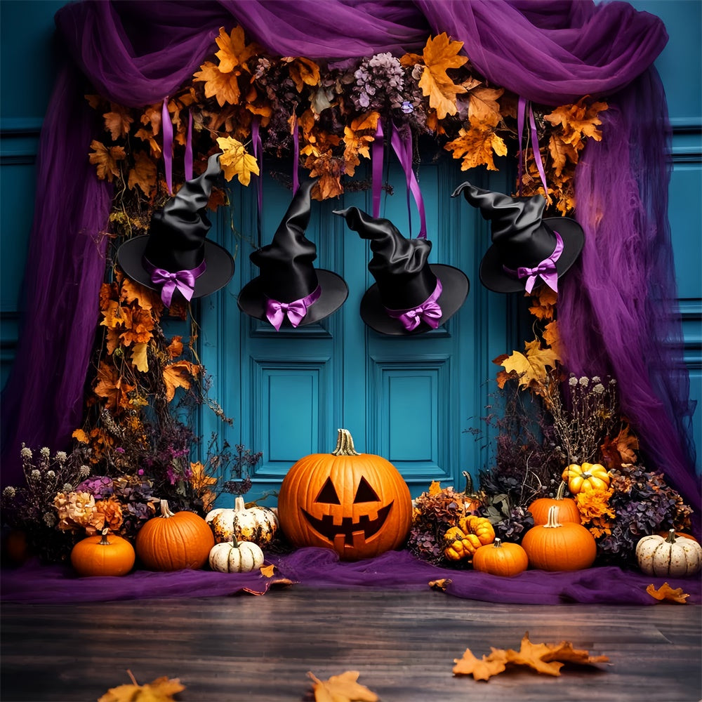Halloween Backdrops Witch Hat Doorway Magic Backdrop UK LXX58-50