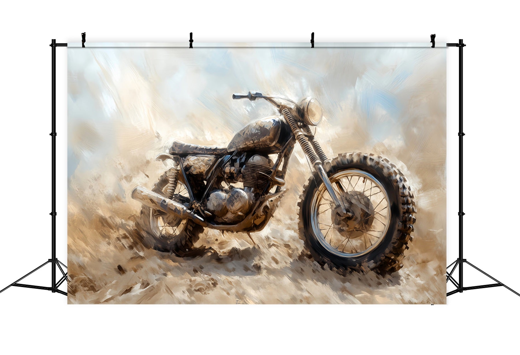 Sports Backdrop Dirt Bike Racing Adventure Sports Backdrops for Photography UK LXX59-318