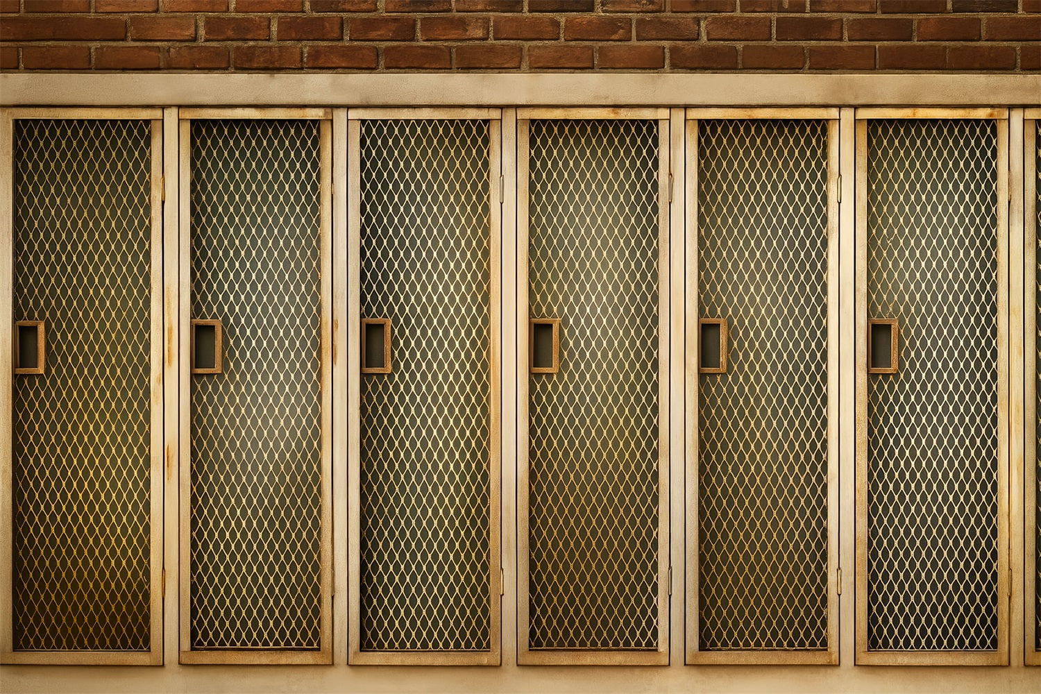 Sports Backdrop Golden Mesh Locker Doors Sports Backdrops UK LXX59-345