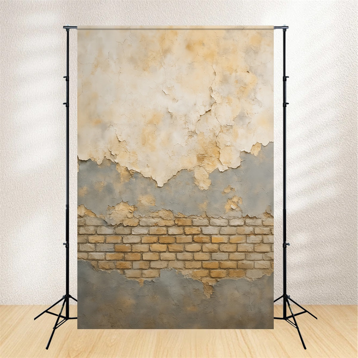 Concrete Photo Backdrop Vintage Cracked Brick Texture Portrait Backdrop UK LXX59-416